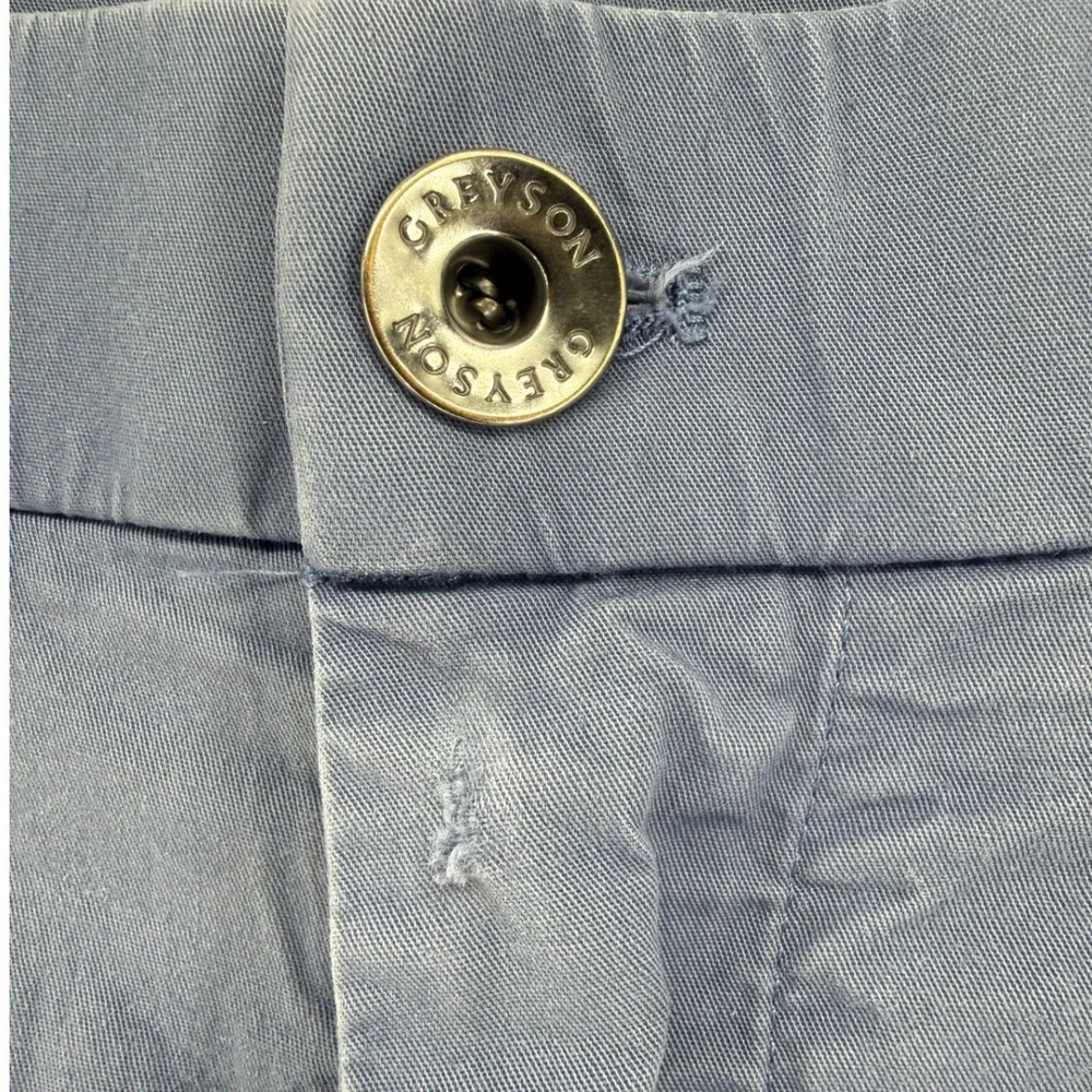 Greyson Men's Blue Chinos Pants Size 32x32 Stretch Cotton Casual Dress Flexible